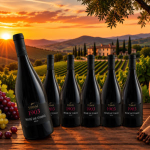 Vorteilspaket Rosé de Tomai – 6 Flaschen im Weinberg